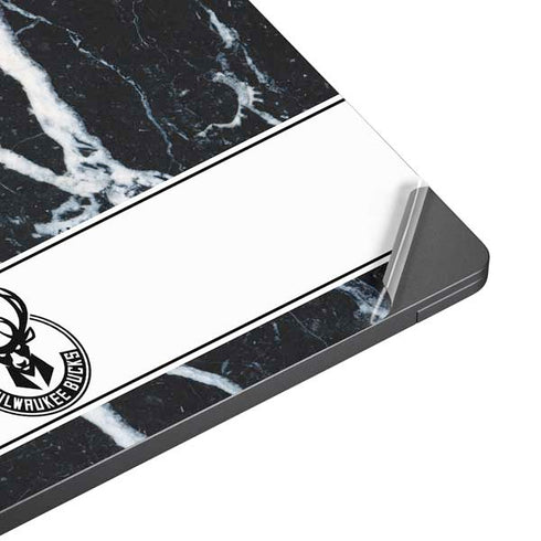 NBA Milwaukee Bucks Marble Surface Laptop 7 15in Skin