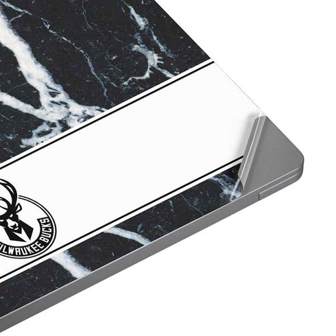 NBA Milwaukee Bucks Marble Laptop Skins