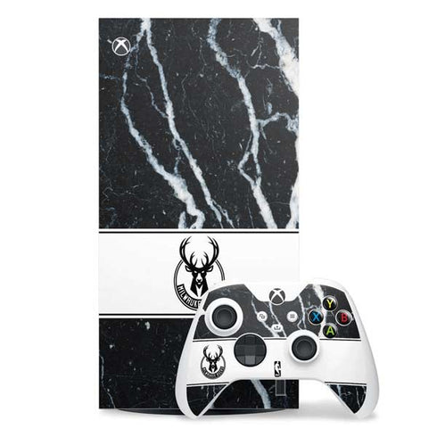 NBA Milwaukee Bucks Marble Xbox Series X Skins