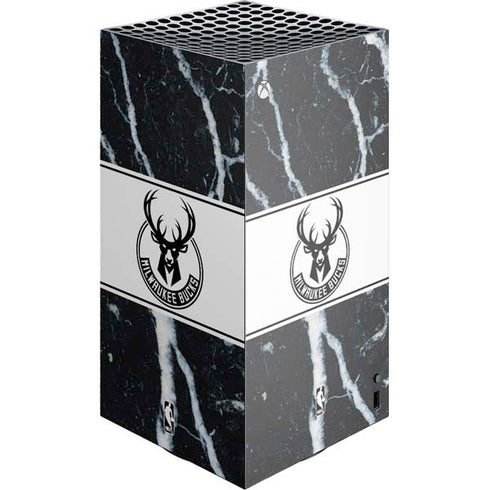 NBA Milwaukee Bucks Marble XBox Series X Digital Edition Console Skin