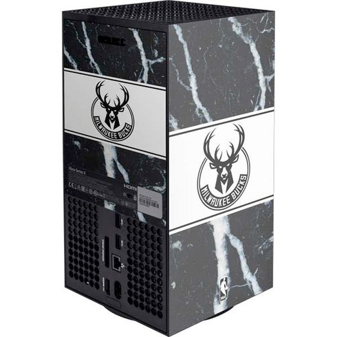 NBA Milwaukee Bucks Marble XBox Series X Digital Edition Console Skin