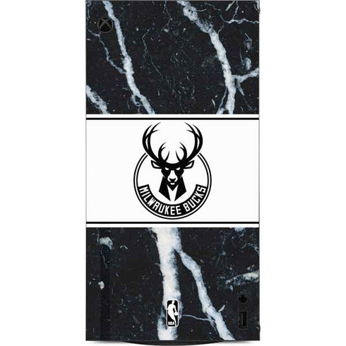 NBA Milwaukee Bucks Marble XBox Series X Digital Edition Console Skin