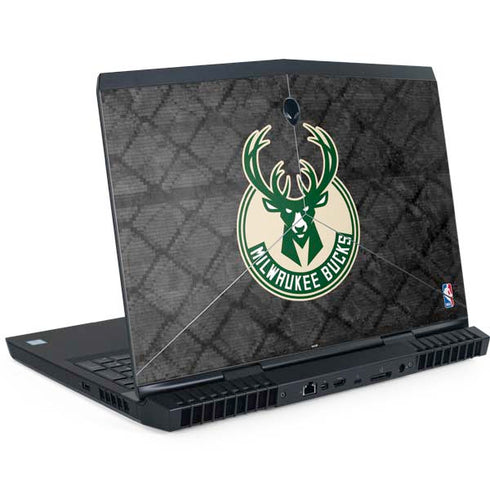 NBA Milwaukee Bucks Rusted Dark Dell Alienware Skin