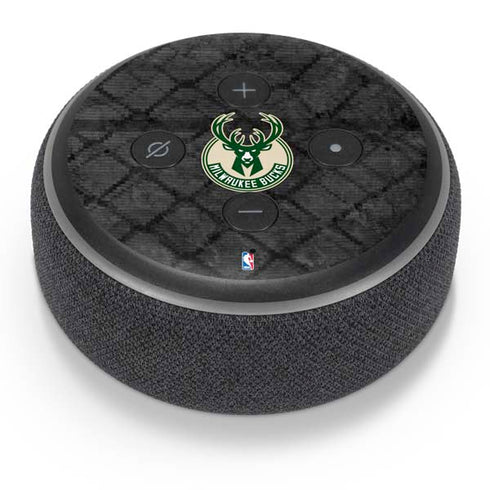 NBA Milwaukee Bucks Rusted Dark Amazon Echo Dot Skin