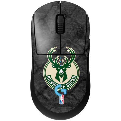 NBA Milwaukee Bucks Rusted Dark G Pro Wireless Gaming Mouse Skin