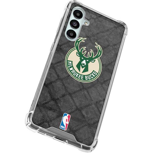 NBA Milwaukee Bucks Rusted Dark Galaxy A16 5G Clear Case