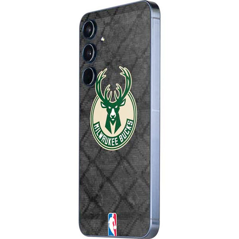 NBA Milwaukee Bucks Rusted Dark Galaxy A35 5G Skin