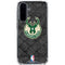 NBA Milwaukee Bucks Rusted Dark Galaxy A36 5G Clear Case