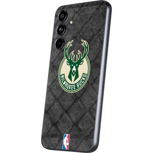 NBA Milwaukee Bucks Rusted Dark Galaxy A54 5G Skin