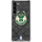 NBA Milwaukee Bucks Rusted Dark Galaxy S24 FE Clear Case
