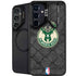 NBA Milwaukee Bucks Rusted Dark Galaxy S24 Kickstand Case