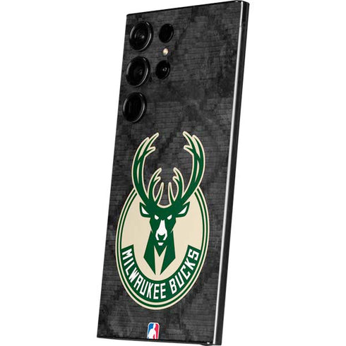 NBA Milwaukee Bucks Rusted Dark Galaxy S25 Ultra Skin