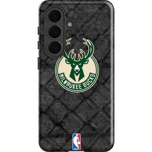 NBA Milwaukee Bucks Rusted Dark Galaxy S26 Plus Impact Case