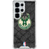 NBA Milwaukee Bucks Rusted Dark Galaxy S26 Ultra Clear Case