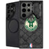 NBA Milwaukee Bucks Rusted Dark Galaxy S26 Ultra Kickstand Case