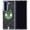 NBA Milwaukee Bucks Rusted Dark Galaxy Z Fold6 Clear Case