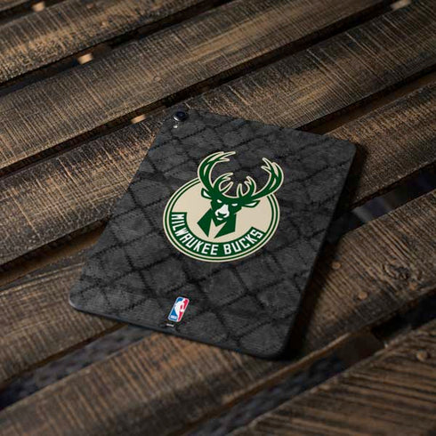 NBA Milwaukee Bucks Rusted Dark Apple iPad Pro Skin