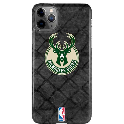 NBA Milwaukee Bucks Rusted Dark iPhone Cases