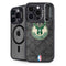 NBA Milwaukee Bucks Rusted Dark iPhone 13 Pro Kickstand Case