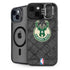 NBA Milwaukee Bucks Rusted Dark iPhone 14 Kickstand Case