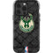 NBA Milwaukee Bucks Rusted Dark iPhone 15 Pro Impact Case