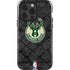 NBA Milwaukee Bucks Rusted Dark iPhone 15 Pro Impact Case