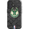 NBA Milwaukee Bucks Rusted Dark iPhone 16 Impact Case