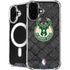 NBA Milwaukee Bucks Rusted Dark iPhone 16 MagSafe Case
