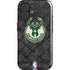 NBA Milwaukee Bucks Rusted Dark iPhone 16 Magsafe Impact Case