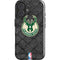 NBA Milwaukee Bucks Rusted Dark iPhone 16 Plus Impact Case