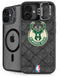 NBA Milwaukee Bucks Rusted Dark iPhone 16 Plus Kickstand Case