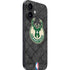 NBA Milwaukee Bucks Rusted Dark iPhone 16 Plus Skin