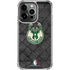 NBA Milwaukee Bucks Rusted Dark iPhone 16 Pro Clear Case