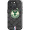 NBA Milwaukee Bucks Rusted Dark iPhone 16 Pro Impact Case