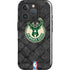 NBA Milwaukee Bucks Rusted Dark iPhone 16 Pro Magsafe Impact Case