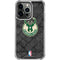 NBA Milwaukee Bucks Rusted Dark iPhone 16 Pro Max Clear Case
