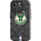 NBA Milwaukee Bucks Rusted Dark iPhone 16 Pro Max Impact Case