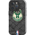 NBA Milwaukee Bucks Rusted Dark iPhone 16 Pro Max Impact Case