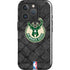 NBA Milwaukee Bucks Rusted Dark iPhone 16 Pro Max Magsafe Impact Case