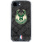 NBA Milwaukee Bucks Rusted Dark iPhone 16e Clear Case