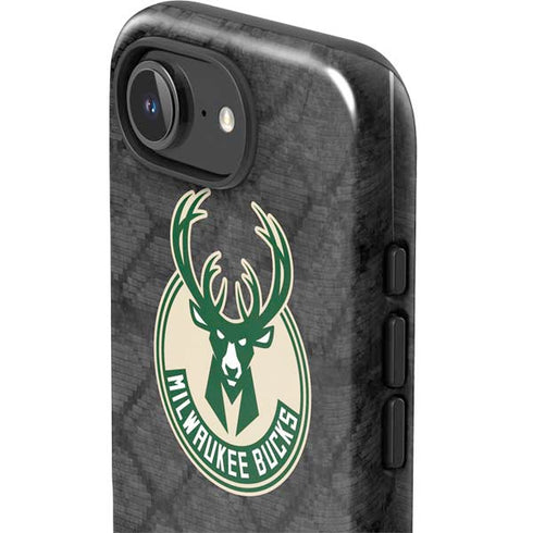 NBA Milwaukee Bucks Rusted Dark iPhone 16e Impact Case