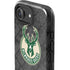 NBA Milwaukee Bucks Rusted Dark iPhone 16e Impact Case