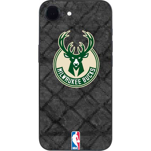 NBA Milwaukee Bucks Rusted Dark iPhone 16e Skin
