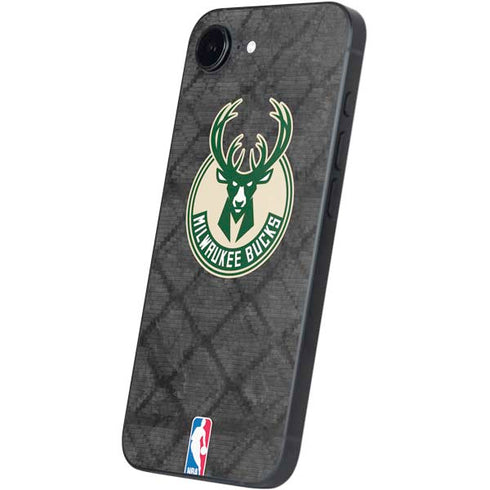 NBA Milwaukee Bucks Rusted Dark iPhone 16e Skin
