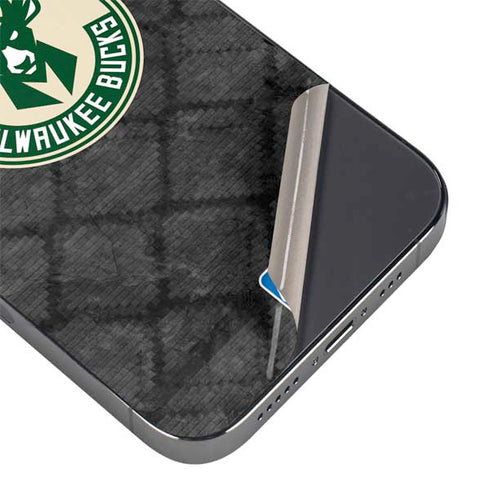 NBA Milwaukee Bucks Rusted Dark iPhone 16e Skin