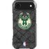 NBA Milwaukee Bucks Rusted Dark iPhone 17 Air Clear Case