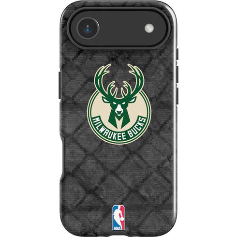 NBA Milwaukee Bucks Rusted Dark iPhone 17 Air Impact Case