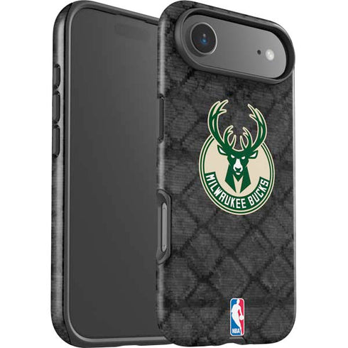 NBA Milwaukee Bucks Rusted Dark iPhone 17 Air Impact Case