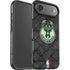 NBA Milwaukee Bucks Rusted Dark iPhone 17 Air Impact Case
