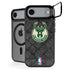 NBA Milwaukee Bucks Rusted Dark iPhone 17 Air Kickstand Case